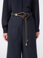 max mara waxed cotton belt for women