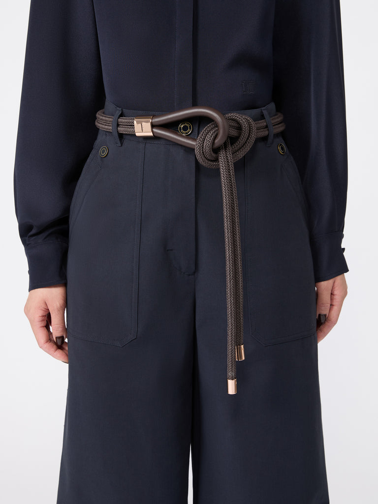 max mara waxed cotton belt