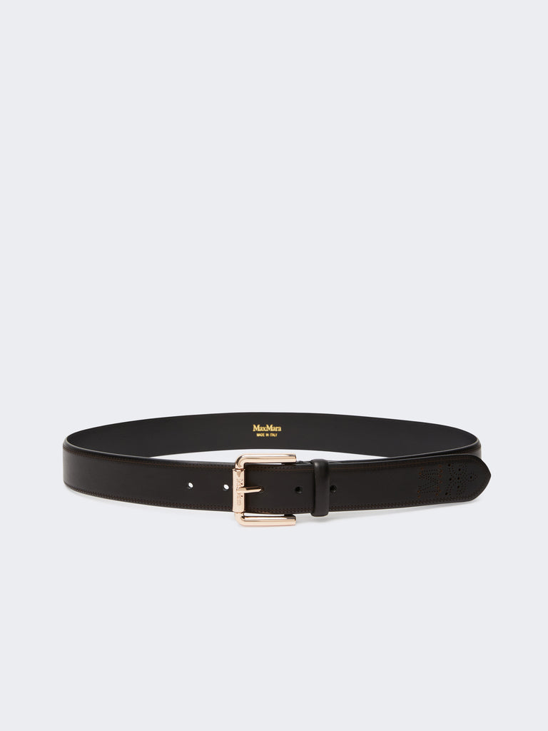 max mara leather belt