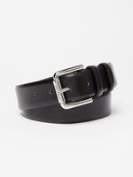 Shiny Leather Belt for Women - Black - Max Mara UAE