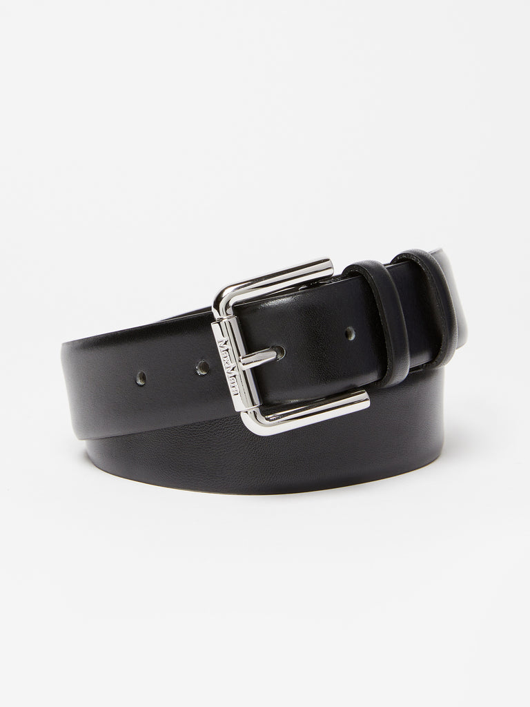 max mara shiny leather belt
