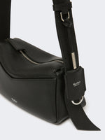 Low-Sheen Leather Micro Handbag for Women - Black - Max Mara UAE