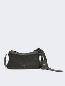 Low-Sheen Leather Micro Handbag for Women - Black - Max Mara UAE