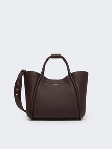 Small Leather Marine Bag for Women - Bordeaux - Max Mara UAE
