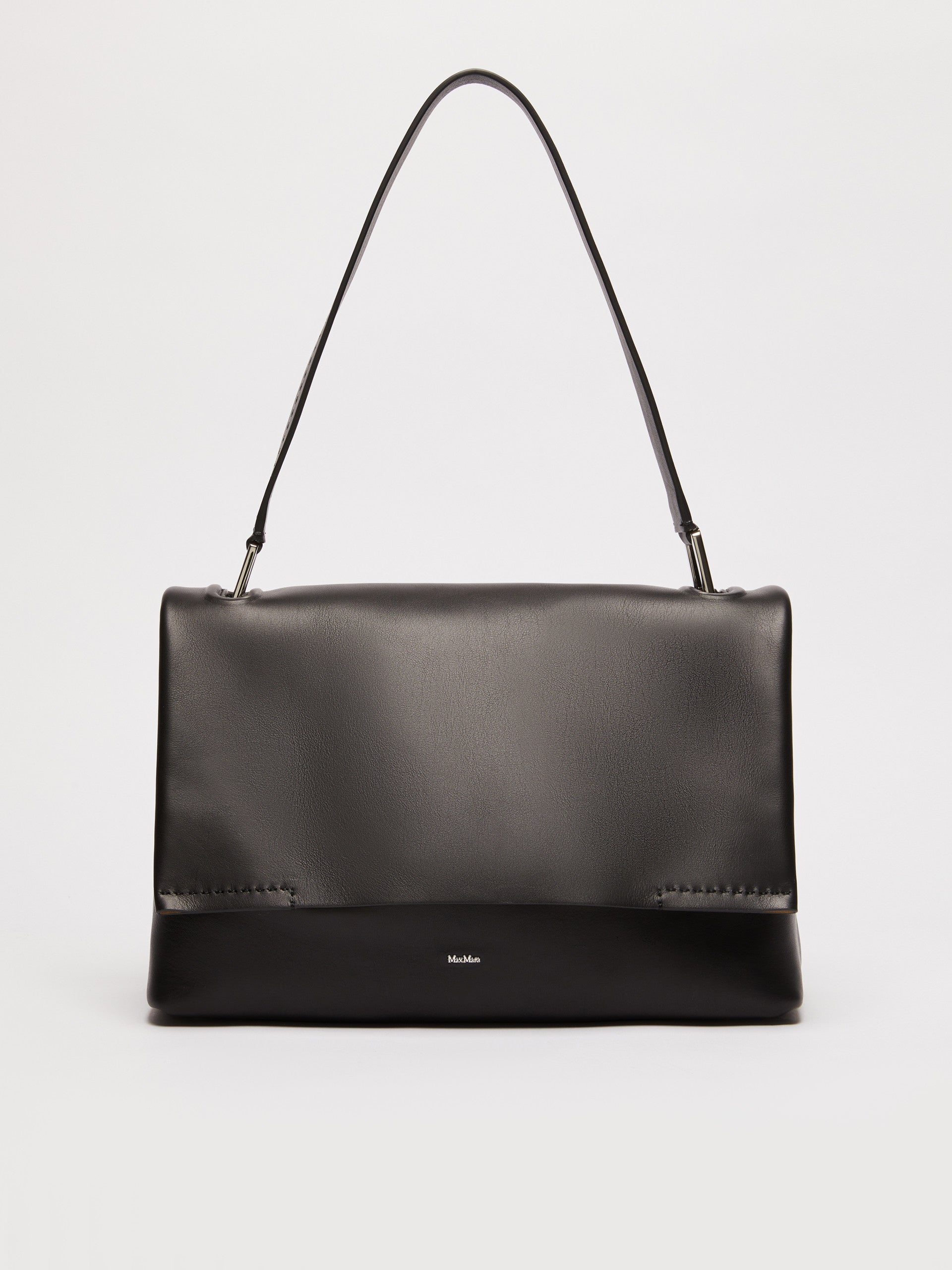 Archetipo Leather Handbag for Women - Black - Max Mara UAE