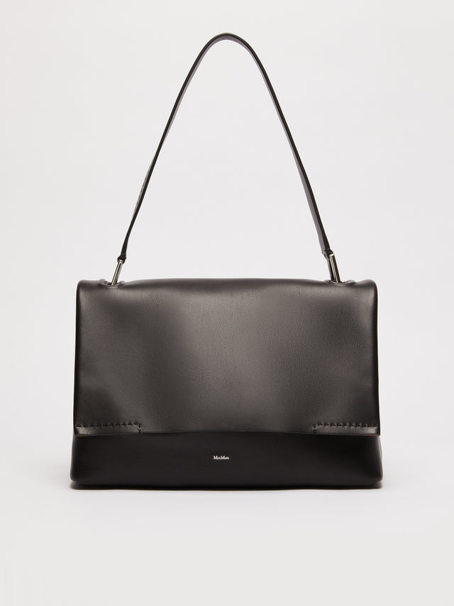 Archetipo Leather Handbag for Women - Black - Max Mara UAE
