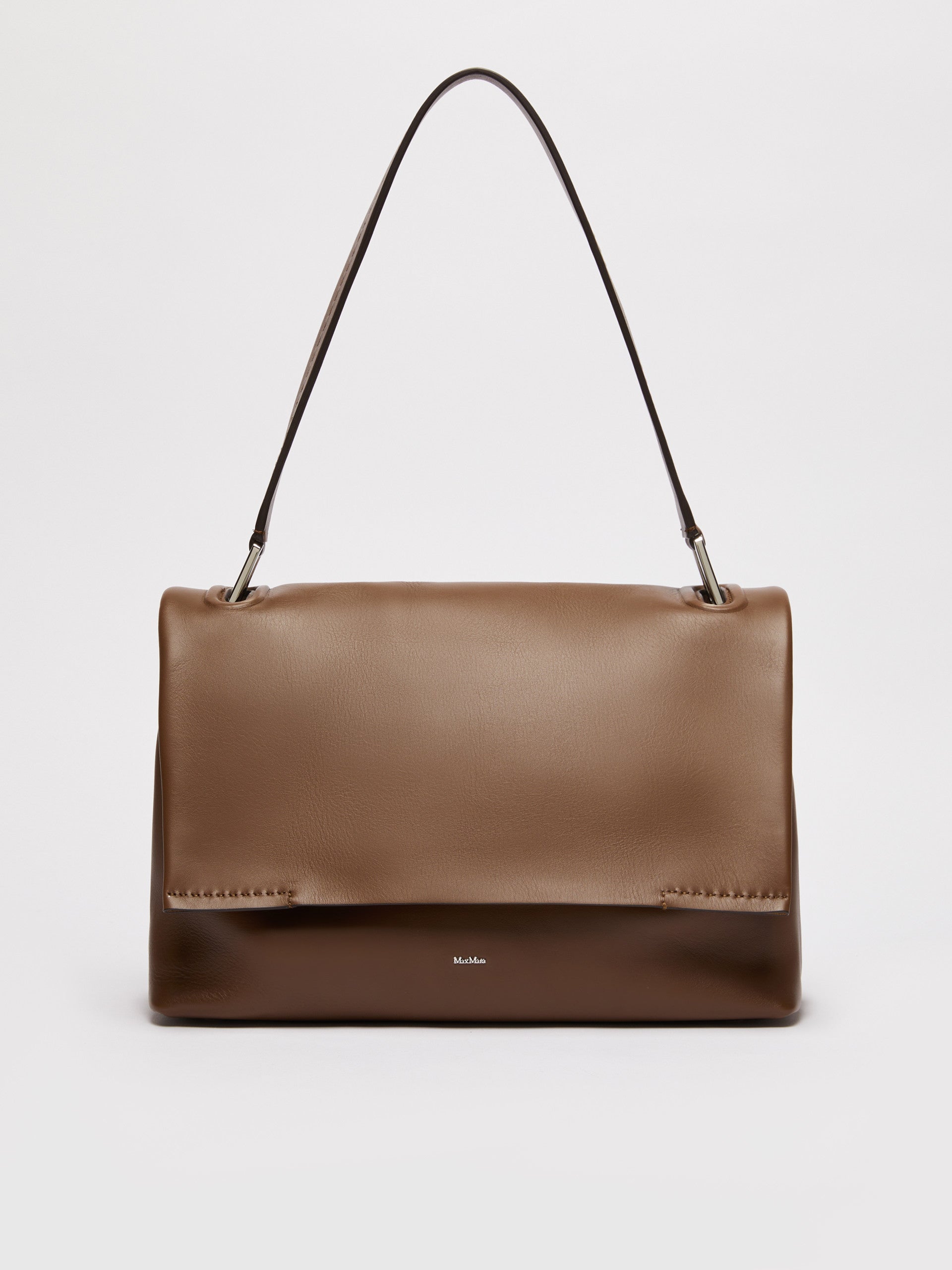 Archetipo Leather Handbag for Women - Brown - Max Mara UAE