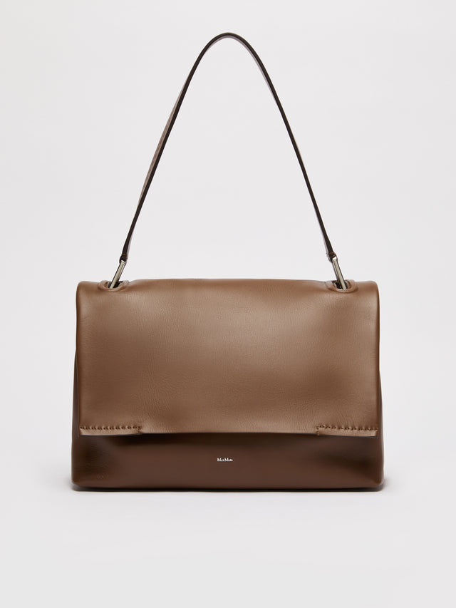 Archetipo Leather Handbag for Women - Brown - Max Mara UAE