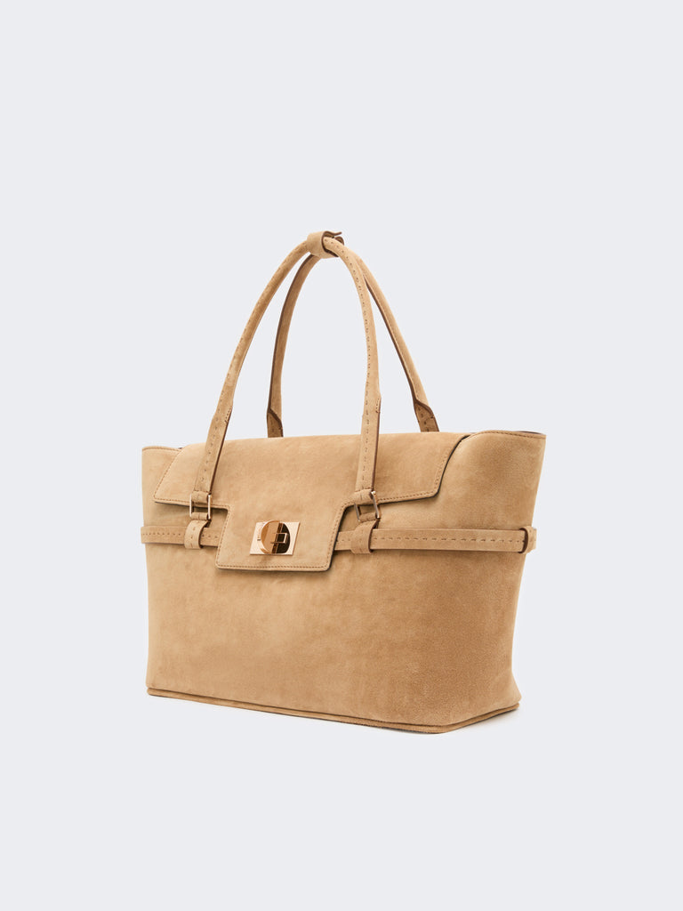 max mara suede handbag