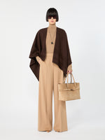 Suede Handbag for Women - Beige - Max Mara UAE