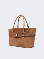 max mara suede handbag for women