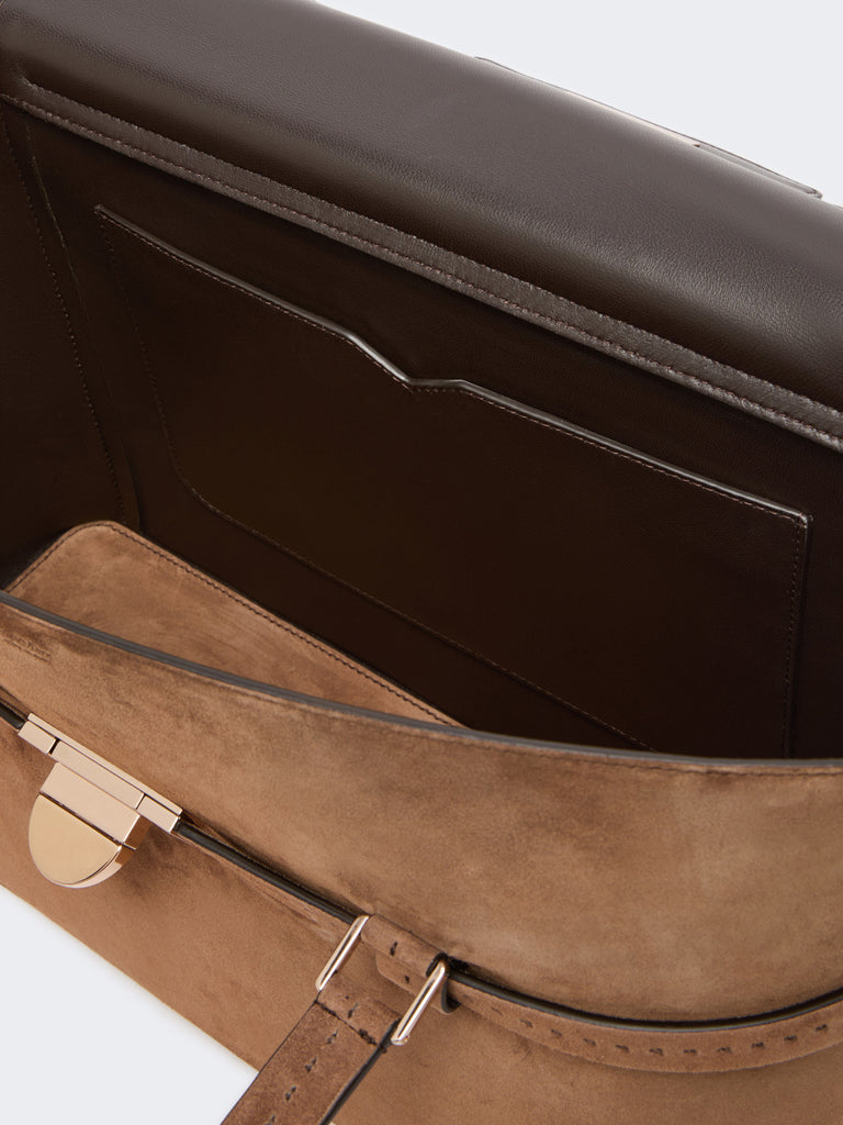 max mara suede handbag