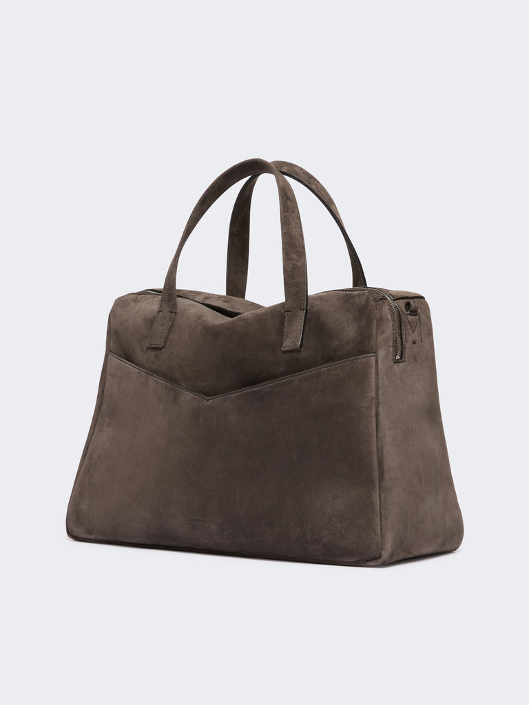 max mara extra-large shoulder bag in split leather
