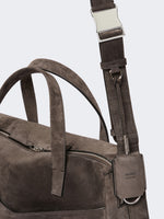 max mara extra-large shoulder bag in split leather for women