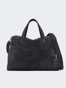 max mara extra-large shoulder bag in split leather for women