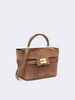max mara extra-small suede handbag for women