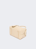 max mara small natural leather bowler bag for women