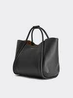 Medium Leather Marine Bag for Women - Black - Max Mara UAE