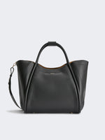 Medium Leather Marine Bag for Women - Black - Max Mara UAE