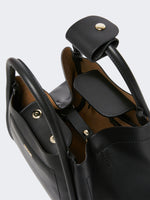 Small Leather Marine Bag for Women - Black - Max Mara UAE