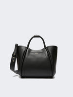 Small Leather Marine Bag for Women - Black - Max Mara UAE