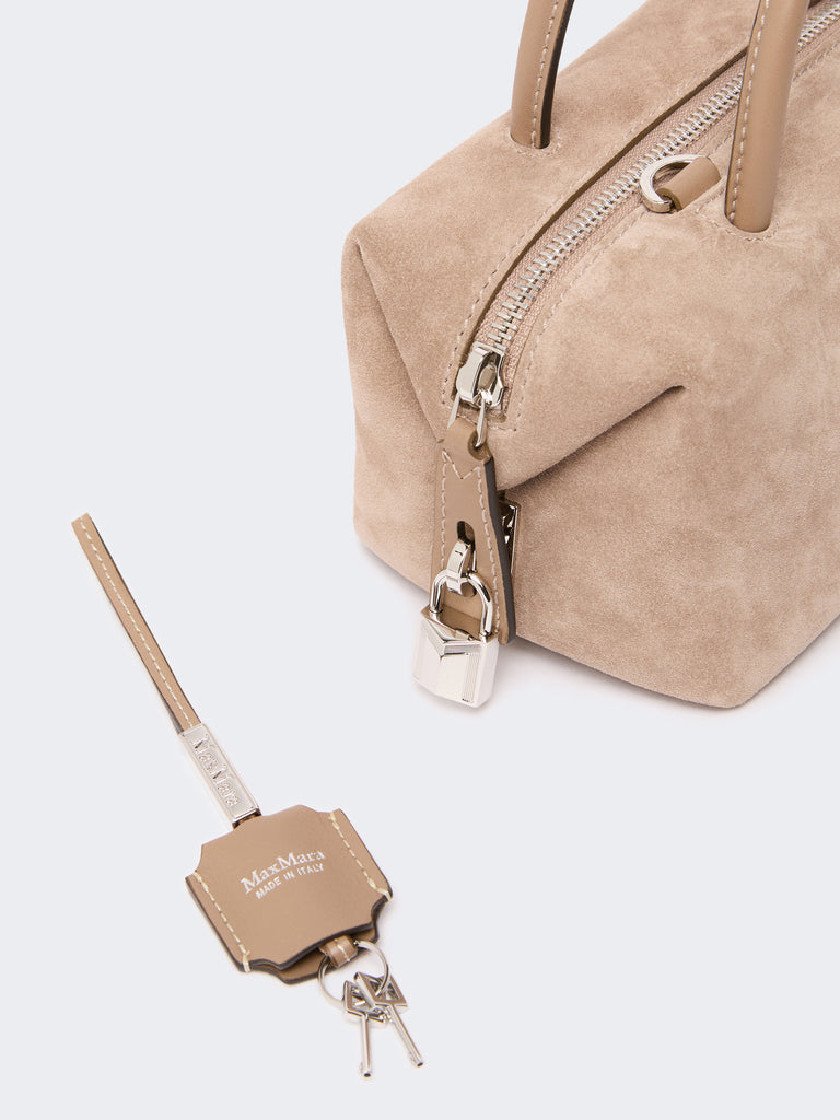 max mara small split-leather boston bag