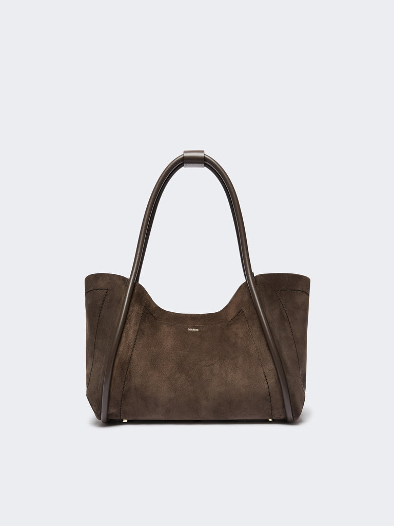 max mara horizontal suede marine bag