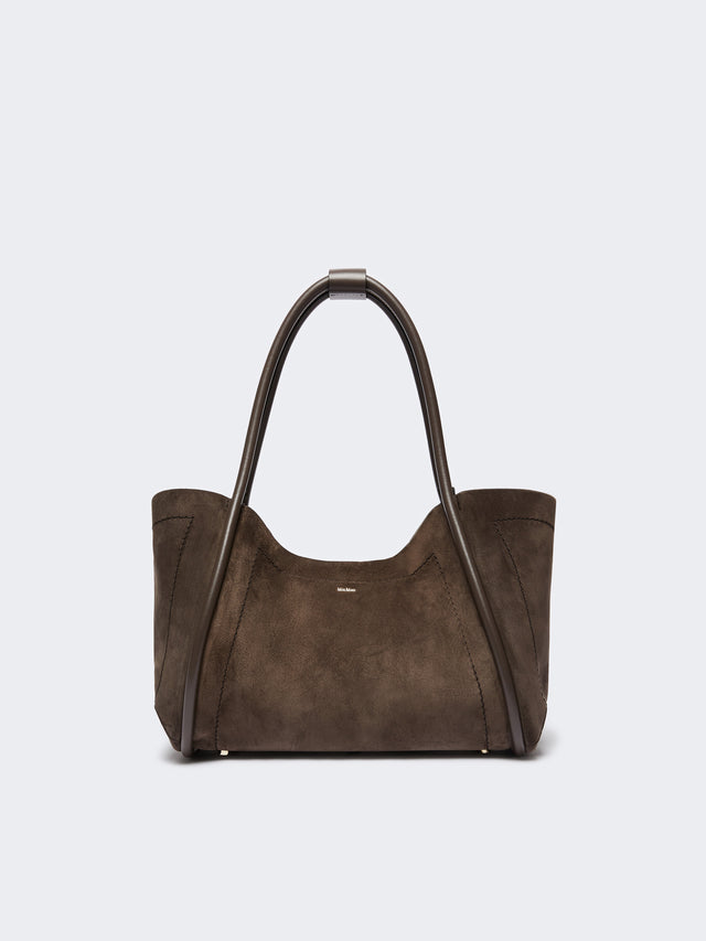 max mara horizontal suede marine bag for women