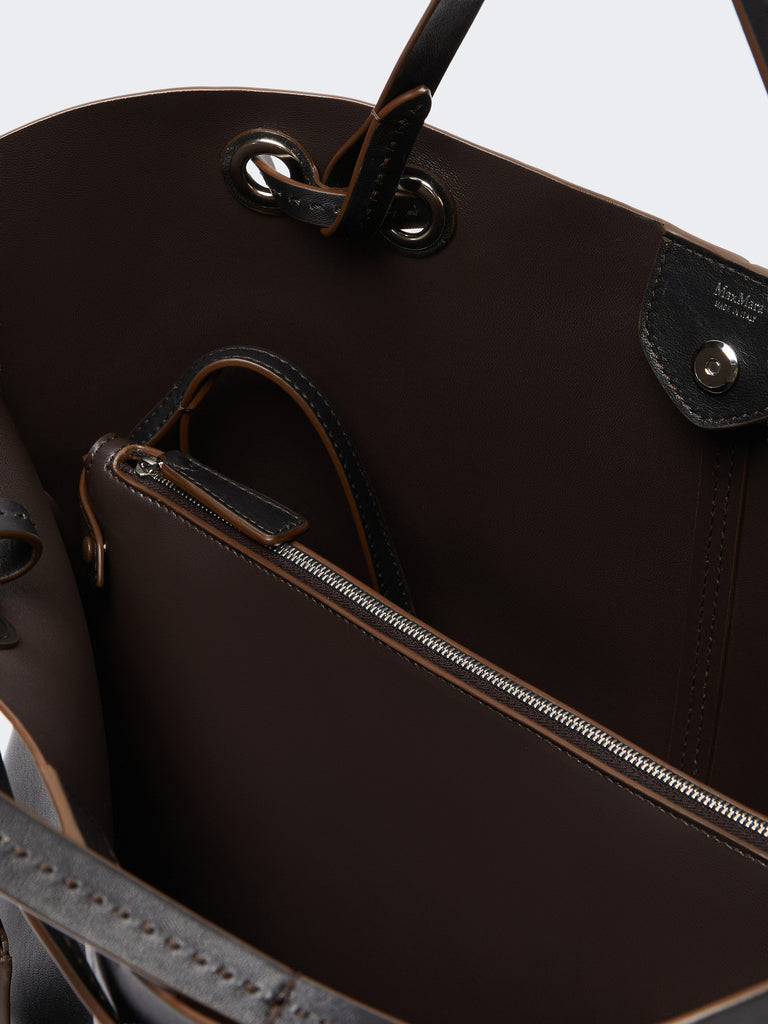 max mara double nappa leather shopper bag