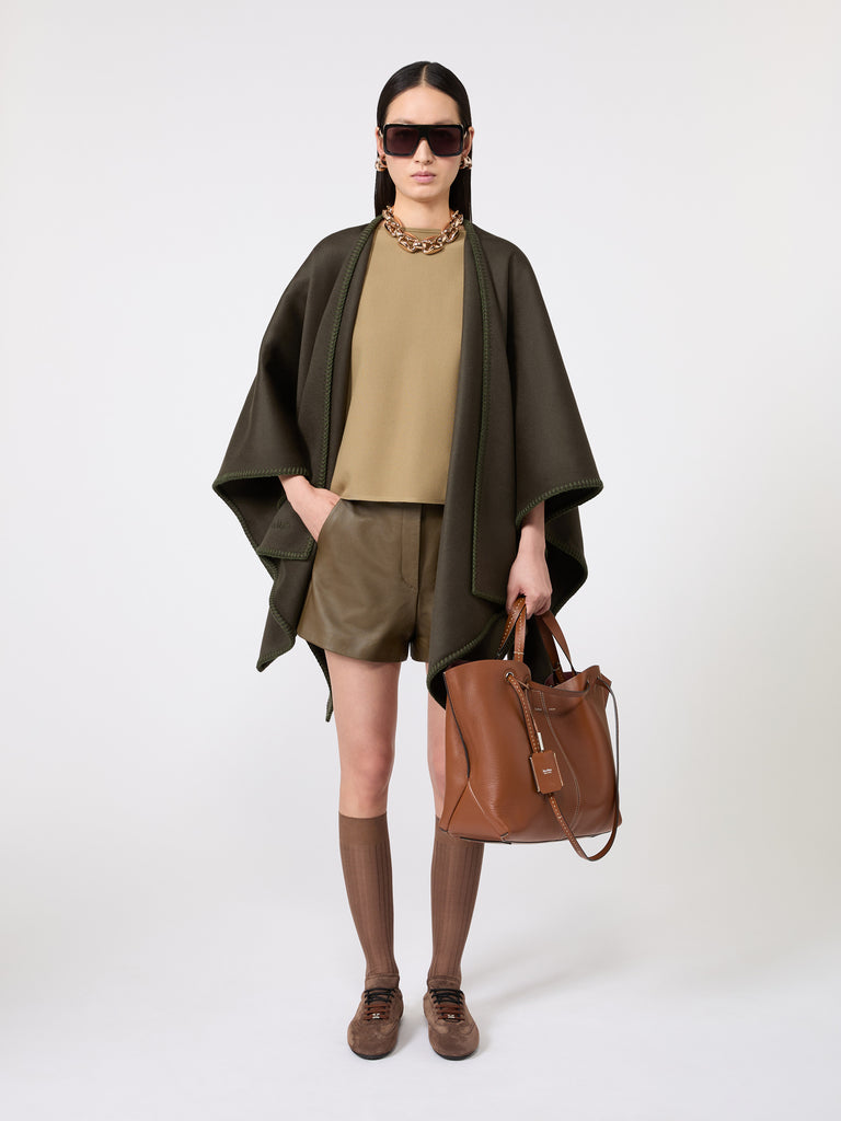 max mara double nappa leather shopper bag