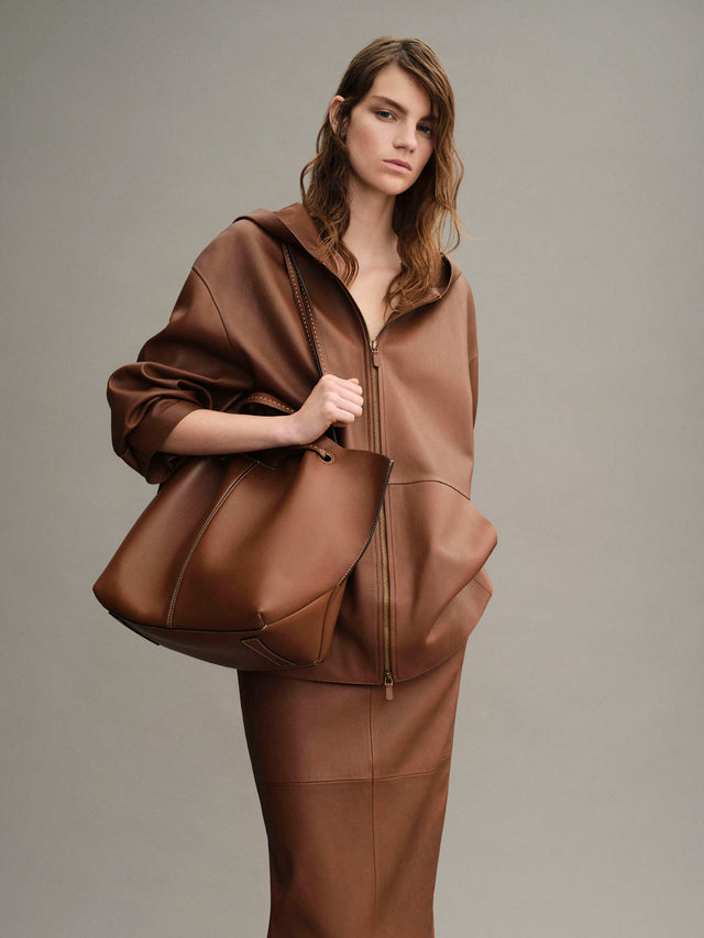 max mara double nappa leather shopper bag for women