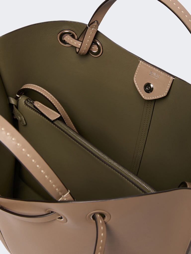 max mara double nappa leather shopper bag