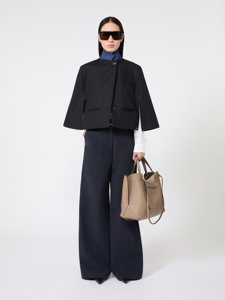 max mara double nappa leather shopper bag