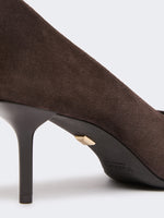 max mara split calf leather court shoes for women