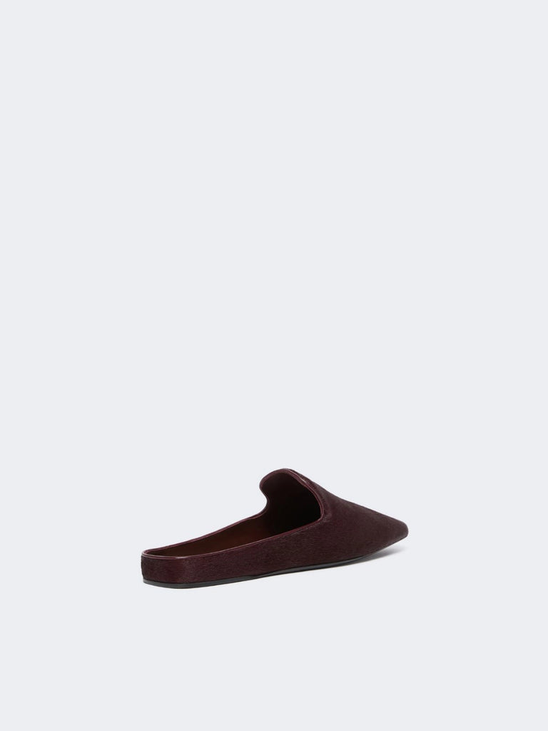 max mara haircalf and nappa leather mules