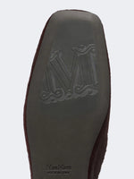 Haircalf and nappa leather mules