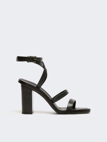 Leather Sandals for Women - Black - Max Mara UAE