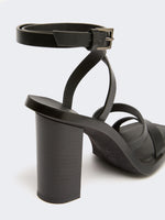 Leather Sandals for Women - Black - Max Mara UAE