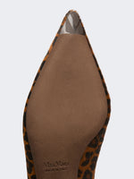 max mara haircalf and nappa leather low court shoes for women