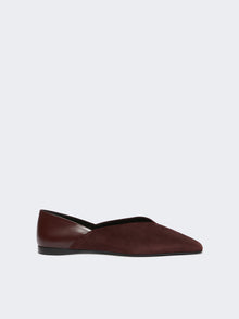Suede And Leather Mules for Women - Bordeaux - Max Mara UAE