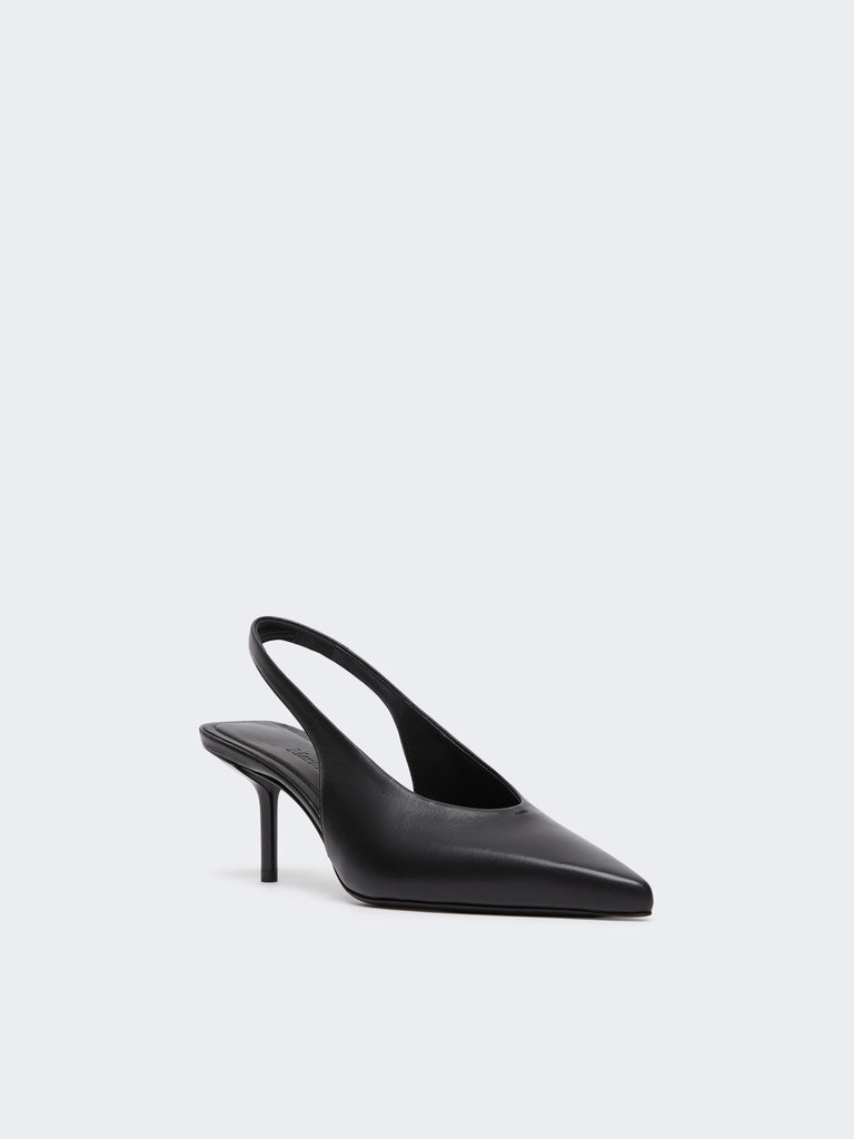 max mara nappa leather slingbacks