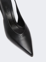 max mara nappa leather slingbacks for women