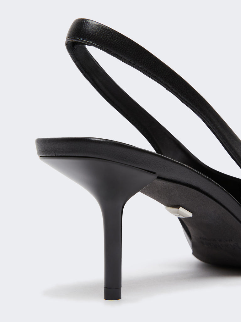 max mara nappa leather slingbacks