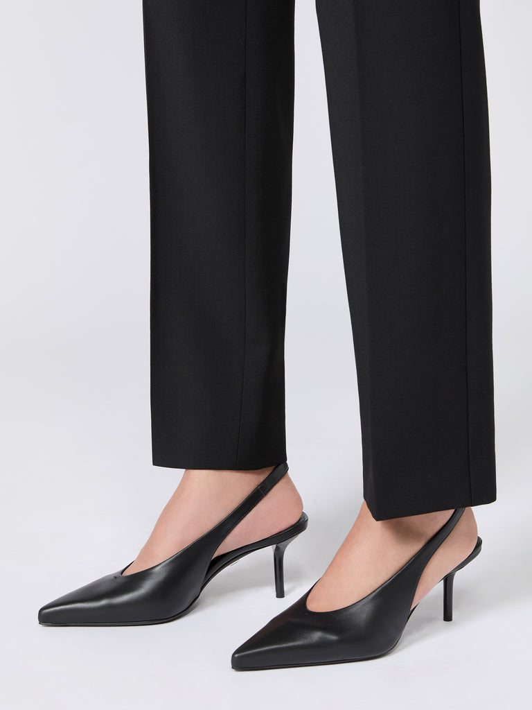 max mara nappa leather slingbacks