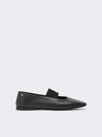 max mara nappa leather ballet flats for women