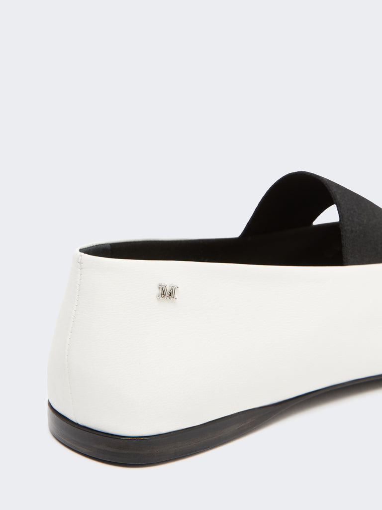 max mara nappa leather ballet flats