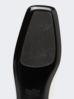 max mara nappa leather ballet flats for women
