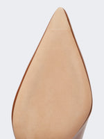 max mara nappa leather court shoes for women