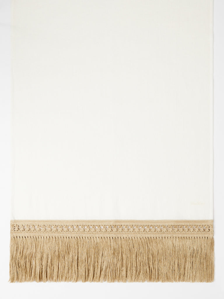 max mara linen yarn stole