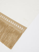 Linen Yarn Stole for Women - Ivory - Max Mara UAE